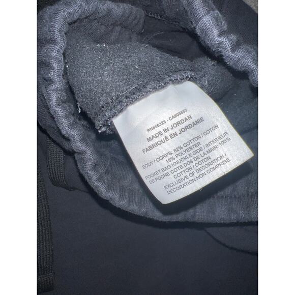 NIKE BIG SWOOSH JOGGER Sweatpants men's size small black and white large logo - Picture 8 of 8